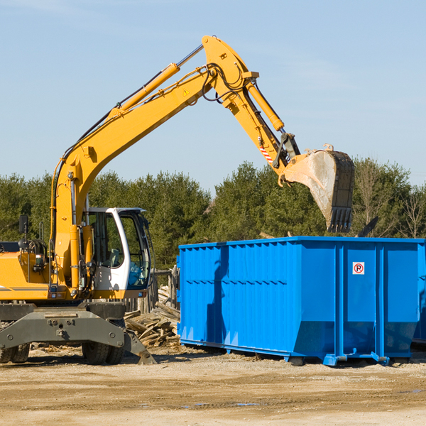 can i choose the location where the residential dumpster will be placed in Mill Village PA